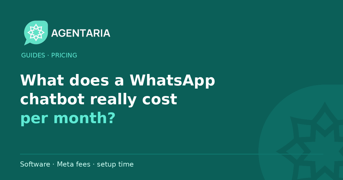 WhatsApp Chatbot Cost: Monthly Pricing Explained
